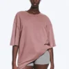 Camiseta holgada – Lila empolvado medio Camiseta holgada – Lila empolvado medio