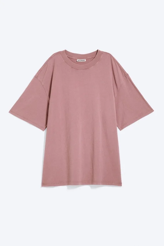 Camiseta holgada – Lila empolvado medio Camiseta holgada – Lila empolvado medio