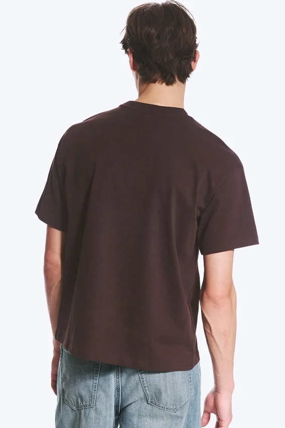 Camiseta holgada – Marrón oscuro Camiseta holgada – Marrón oscuro