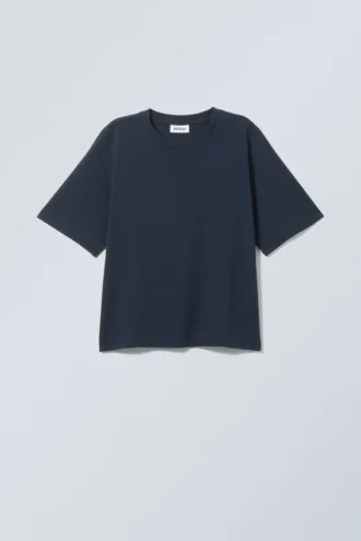 Camiseta holgada perfecta – Azul oscuro