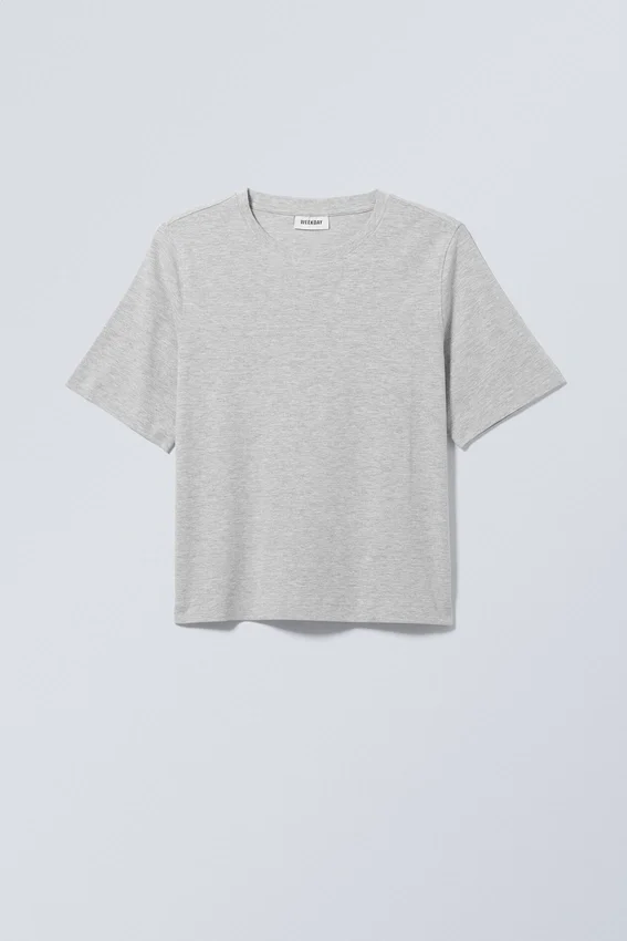 Camiseta holgada perfecta – Gris claro Camiseta holgada perfecta – Gris claro