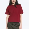Camiseta holgada perfecta – Rojo oscuro Camiseta holgada perfecta – Rojo oscuro