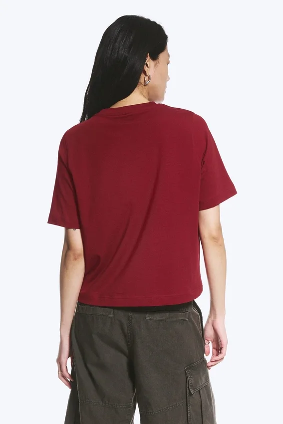 Camiseta holgada perfecta – Rojo oscuro Camiseta holgada perfecta – Rojo oscuro