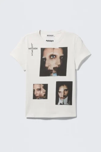 Camiseta Lady Gaga Baby – Blanco roto