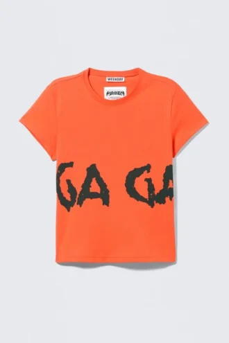 Camiseta Lady Gaga Baby – Naranja