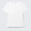 Camiseta mini ajustada – Blanca Camiseta mini ajustada – Blanca