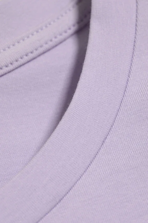 Camiseta mini ajustada – Lila claro Camiseta mini ajustada – Lila claro