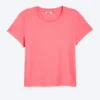 Camiseta mini de corte regular – Rosa neón Camiseta mini de corte regular – Rosa neón