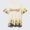 Camiseta oversize – Amarillo claro – Cosmic Blaze Camiseta oversize – Amarillo claro – Cosmic Blaze