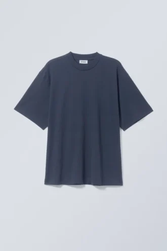 Camiseta oversize – Azul oscuro