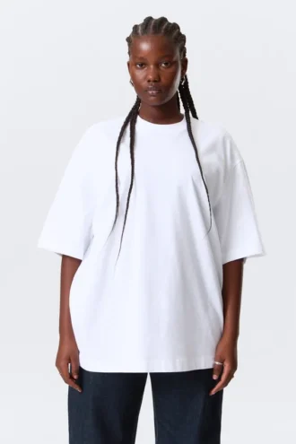 Camiseta oversize – Blanca
