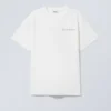 Camiseta oversize con estampados – Blanca – Shiny Guy Camiseta oversize con estampados – Blanca – Shiny Guy