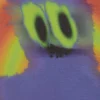 Camiseta oversize con estampados – Hypno Purple Monster White