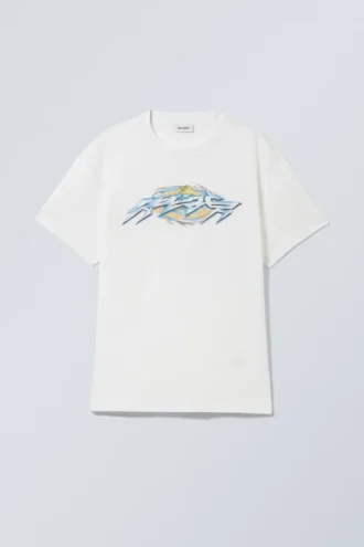 Camiseta oversize con estampados – Robo Razor