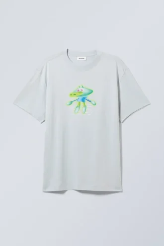 Camiseta oversize con estampados – Techno Guy