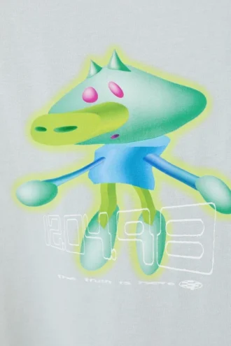 Camiseta oversize con estampados – Techno Guy