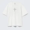 Camiseta oversize de Lady Gaga – Blanco roto
