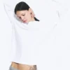 Camiseta oversize de manga larga – Blanca Camiseta oversize de manga larga – Blanca
