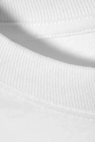 Camiseta oversize de manga larga y corte amplio – Blanca
