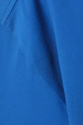 Camiseta oversize de tejido grueso – Azul brillante