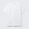 Camiseta oversize de tejido grueso – Blanca Camiseta oversize de tejido grueso – Blanca