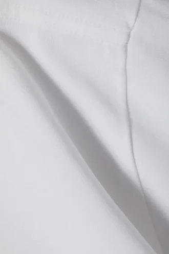 Camiseta oversize de tejido grueso – Blanca