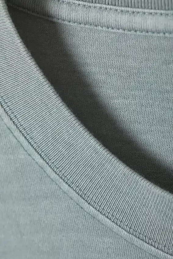 Camiseta oversize de tejido grueso – Gris/azul lavado Camiseta oversize de tejido grueso – Gris/azul lavado