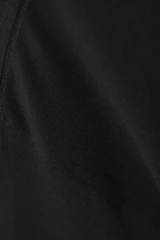 Camiseta oversize de tejido grueso – Negro