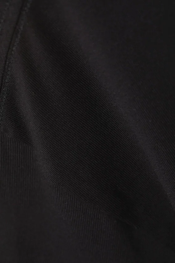 Camiseta oversize de tejido grueso – Negro Camiseta oversize de tejido grueso – Negro