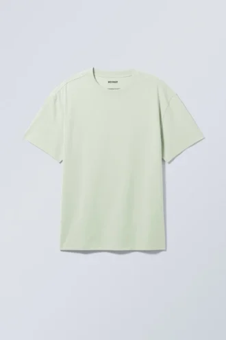 Camiseta oversize de tejido grueso – Verde pastel Camiseta oversize de tejido grueso – Verde pastel