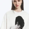 Camiseta oversize estampada de Yungblud – Blanco roto