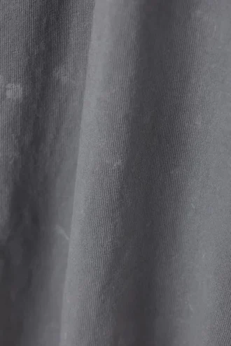 Camiseta oversize suave – Azul empolvado lavado