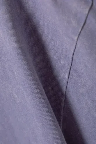 Camiseta oversize suave – Morado lavado