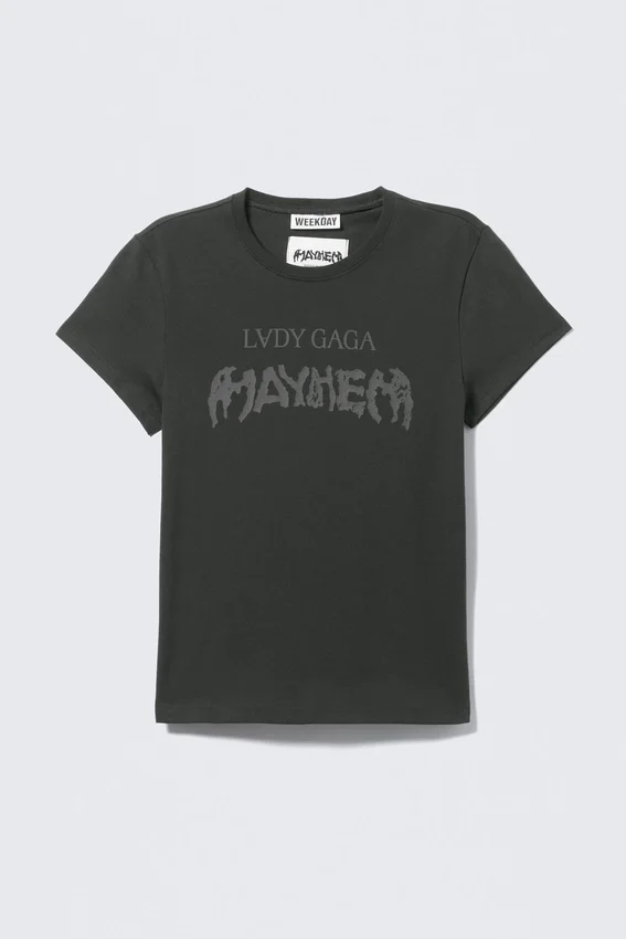 Camiseta para bebé Lady Gaga – Negro mate Camiseta para bebé Lady Gaga – Negro mate