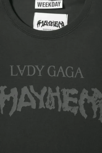 Camiseta para bebé Lady Gaga – Negro mate