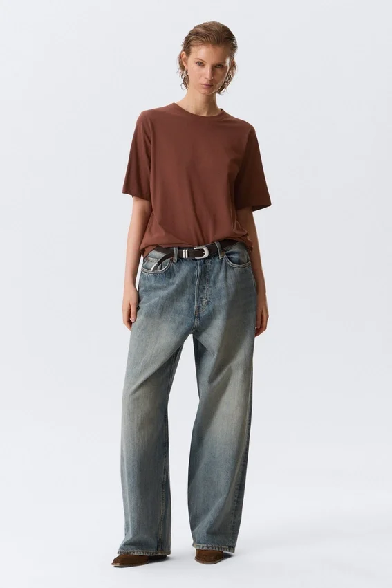 Camiseta Perfect Boxy – Marrón oxidado Camiseta Perfect Boxy – Marrón oxidado