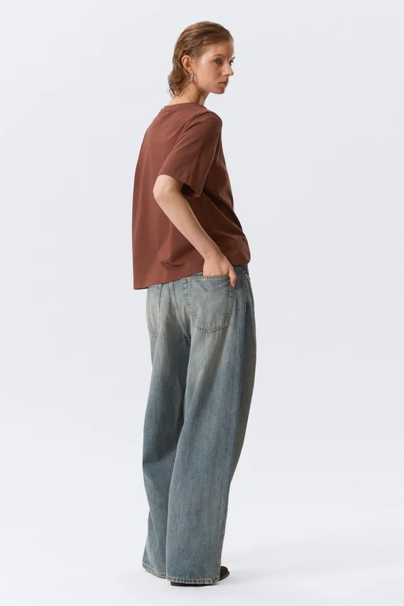 Camiseta Perfect Boxy – Marrón oxidado Camiseta Perfect Boxy – Marrón oxidado