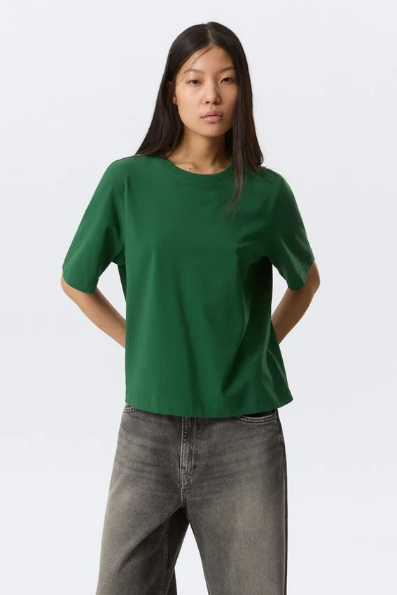 Camiseta Perfect Boxy – Verde oscuro Camiseta Perfect Boxy – Verde oscuro