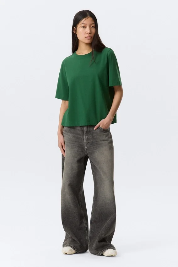 Camiseta Perfect Boxy – Verde oscuro Camiseta Perfect Boxy – Verde oscuro
