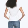 Camiseta raglán de manga corta – Blanco roto Camiseta raglán de manga corta – Blanco roto