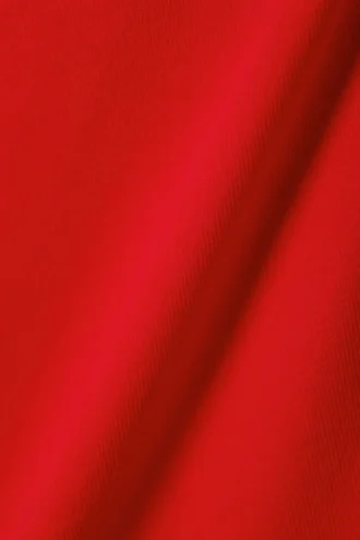 Camiseta sin mangas ajustada de algodón – Rojo brillante