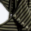 Camiseta sin mangas con bolero de dos piezas en capas – Verde caqui apagado Camiseta sin mangas con bolero de dos piezas en capas – Verde caqui apagado
