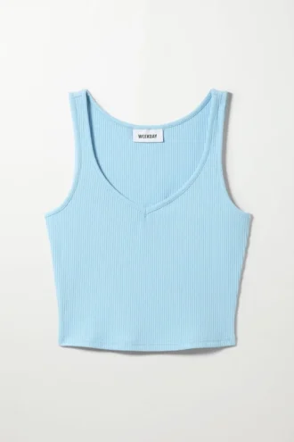 Camiseta sin mangas Novella – Azul claro