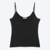 Camisola con tirantes y encaje – Negro Camisola con tirantes y encaje – Negro