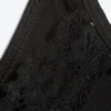 Camisola con tirantes y encaje – Negro Camisola con tirantes y encaje – Negro