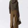 Chaleco bomber con capucha convertible – Gris oscuro Chaleco bomber con capucha convertible – Gris oscuro