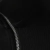 Chaleco con cuello alto y cremallera – Negro Chaleco con cuello alto y cremallera – Negro