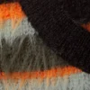 Chaleco de corte regular con pelo – Rayas multicolores Chaleco de corte regular con pelo – Rayas multicolores