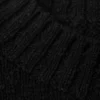 Chaleco de punto desgastado de corte holgado – Negro Chaleco de punto desgastado de corte holgado – Negro