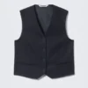 Chaleco de traje – Rayas diplomáticas azul oscuro Chaleco de traje – Rayas diplomáticas azul oscuro